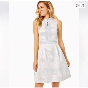 Lilly Pulitzer Franci Silver Dress